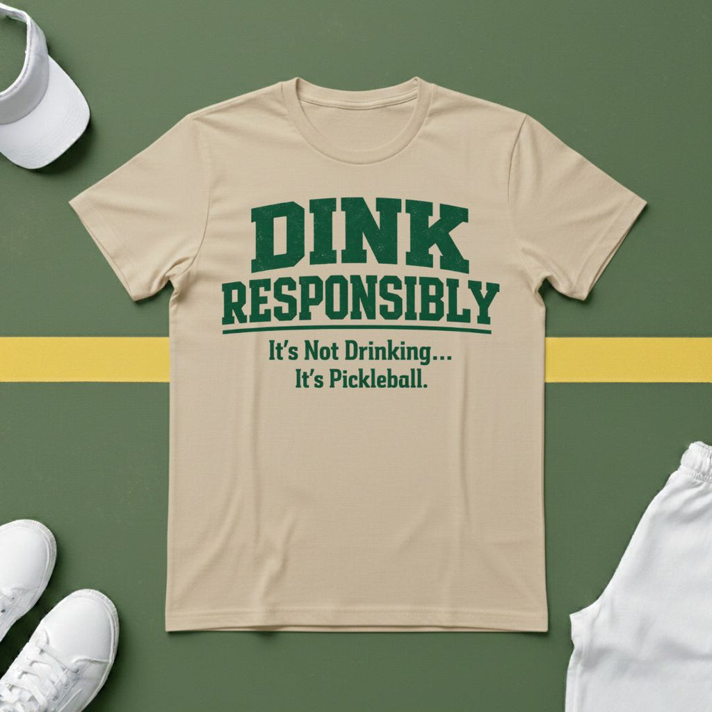 Dink Responsibly - It's Not Drinking...It's Pickleball T-Shirt