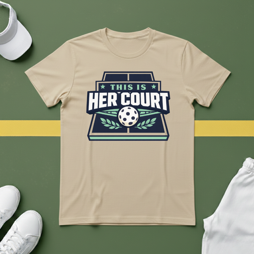 This is Her Court Pickleball T-Shirt