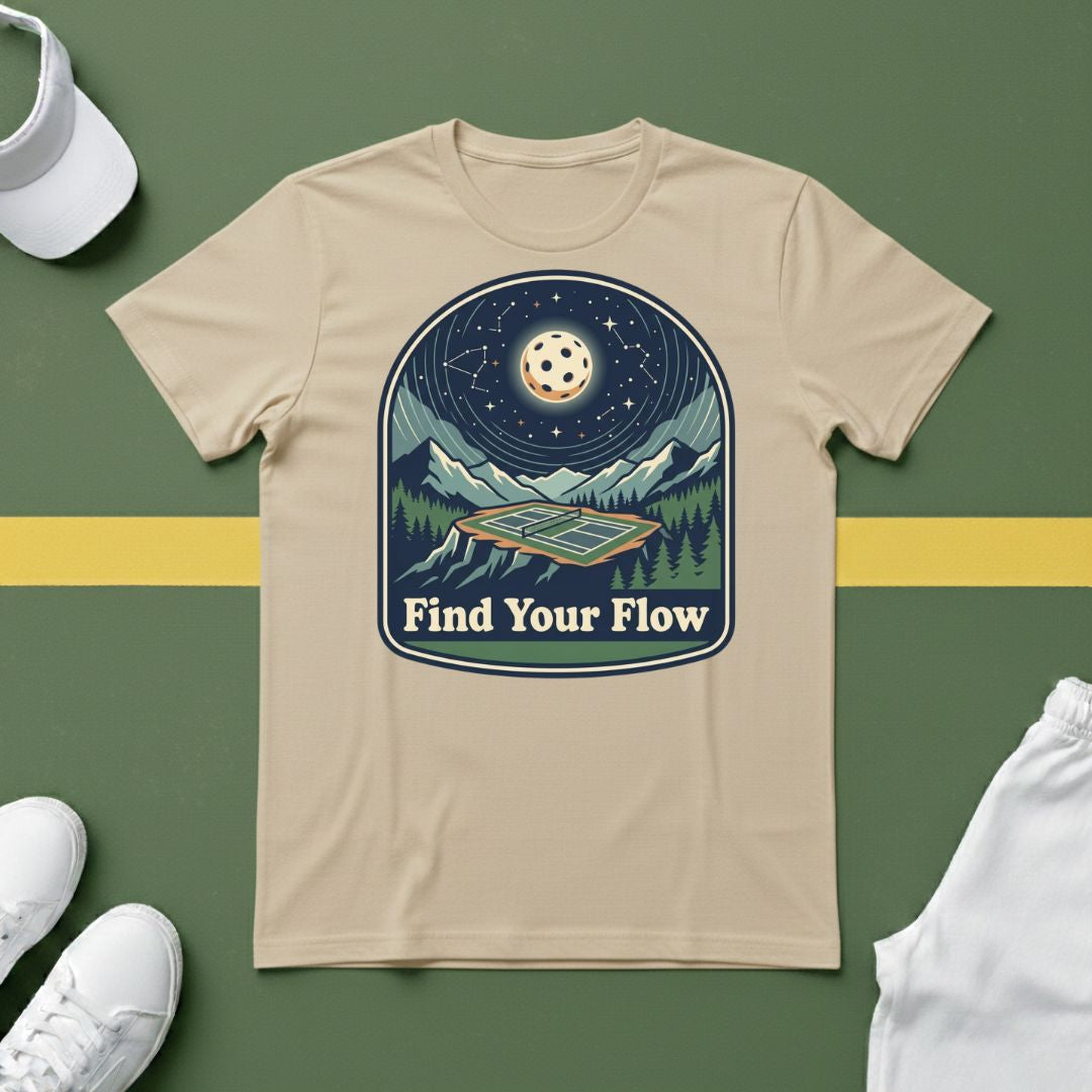 Find Your Flow Pickleball T-Shirt