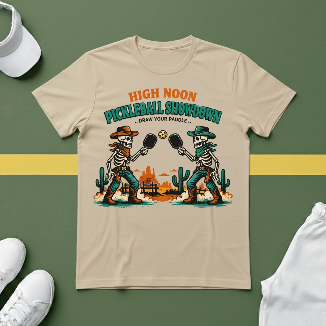 High Noon Pickleball Showdown T-Shirt