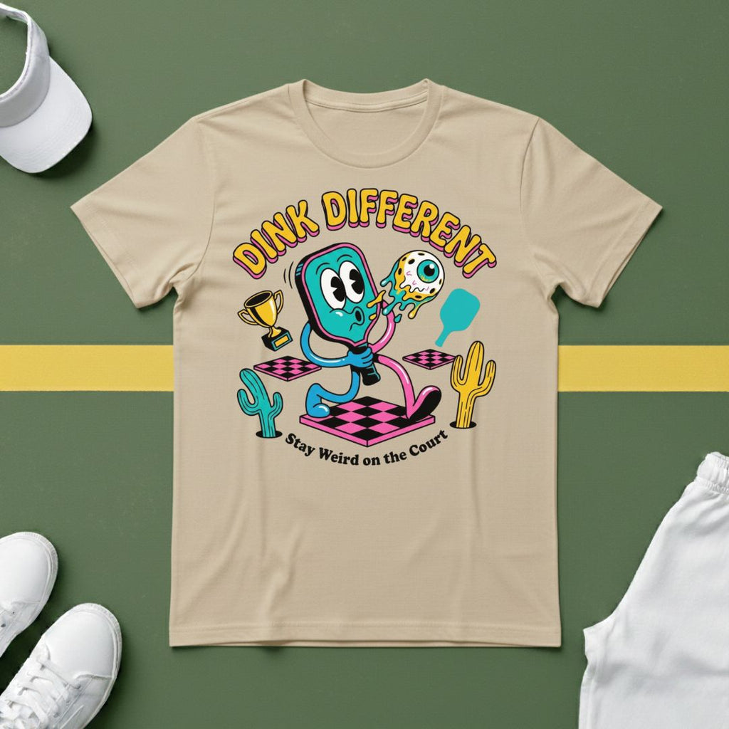 Dink Different Stay Weird on the Court T-Shirt