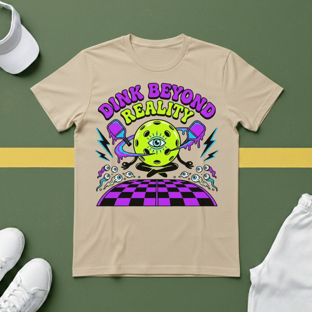 Dink Beyond Reality Surreal Pickleball T-Shirt