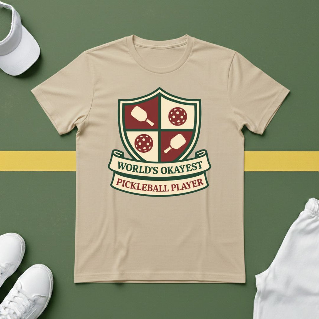 World's Okayest Pickleball Player T-Shirt