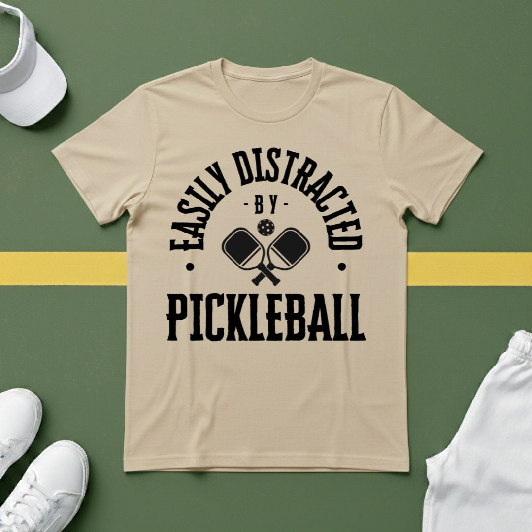 Easily Distracted by Pickleball T-Shirt