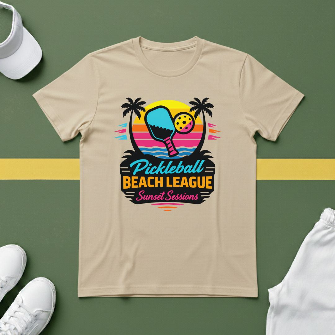 Pickleball Beach League T-Shirt