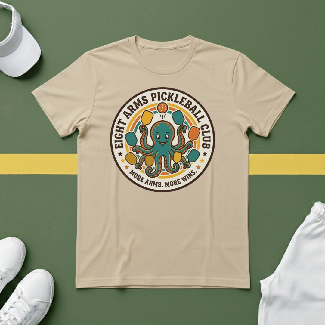 Eight Arm Pickleball Club T-Shirt