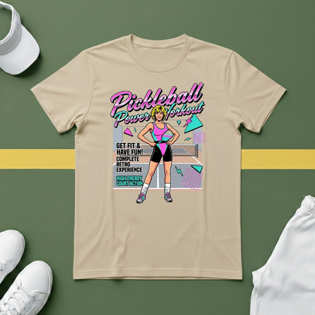 80's Pickleball Power T-Shirt
