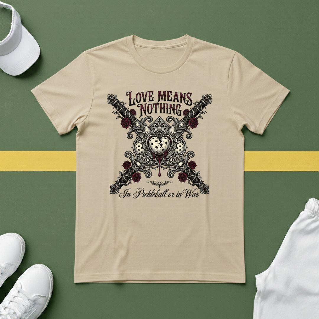 Love Means Nothing Pickleball T-Shirt