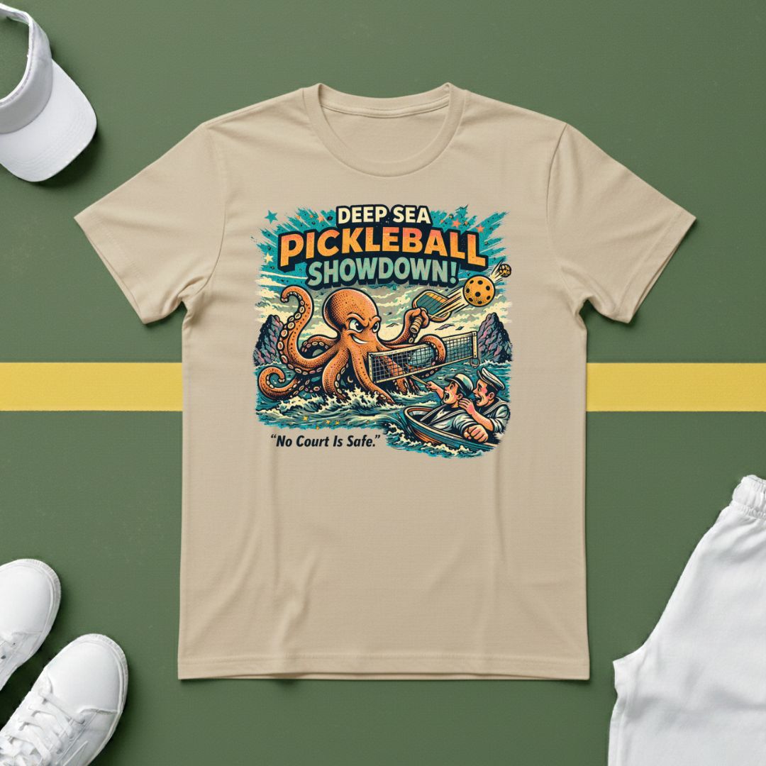Deep Sea Pickleball Showdown T-Shirt