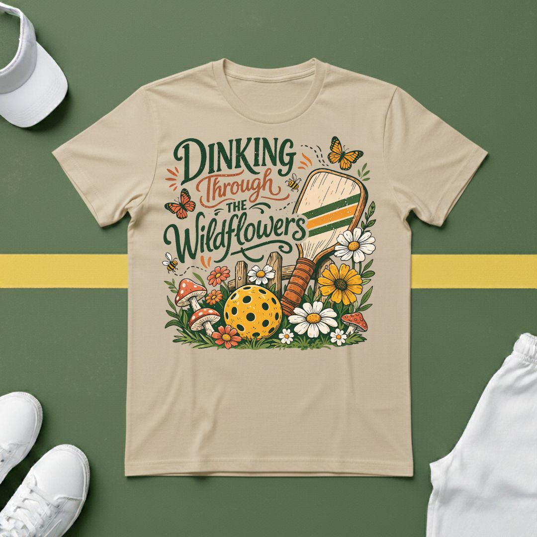 Dinking Through the Wildflowers T-Shirt