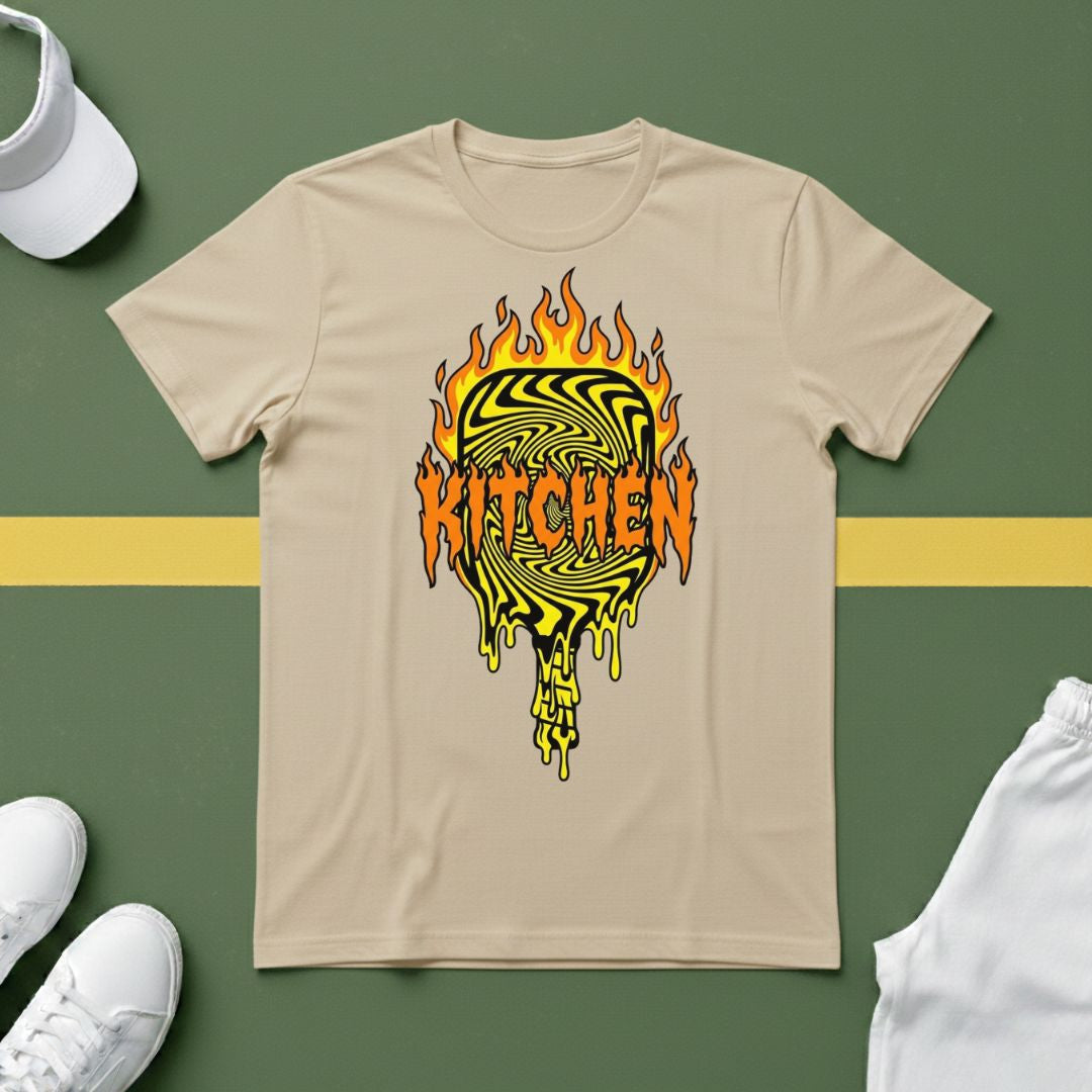 Fire Pickleball Paddle T-Shirt