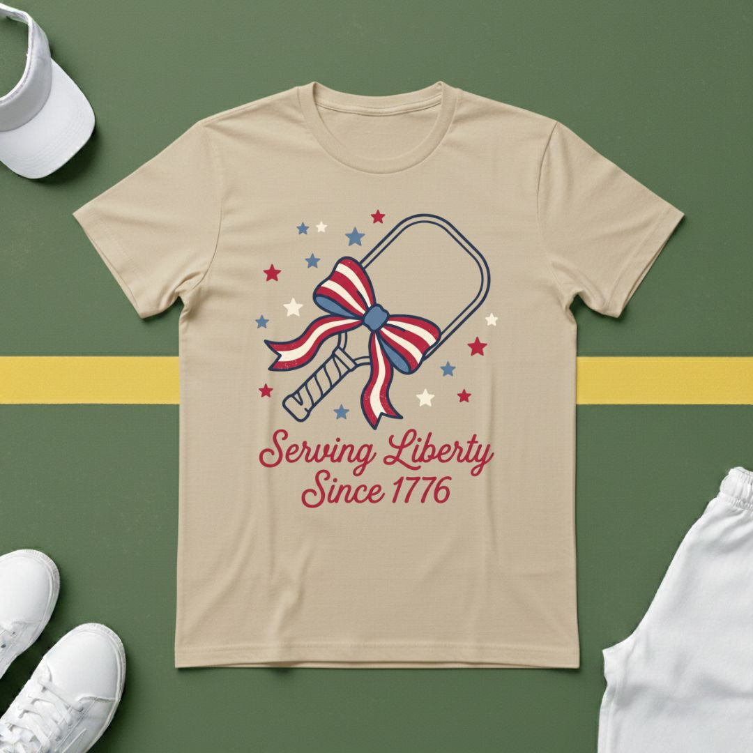 Serving Liberty Pickleball T-Shirt