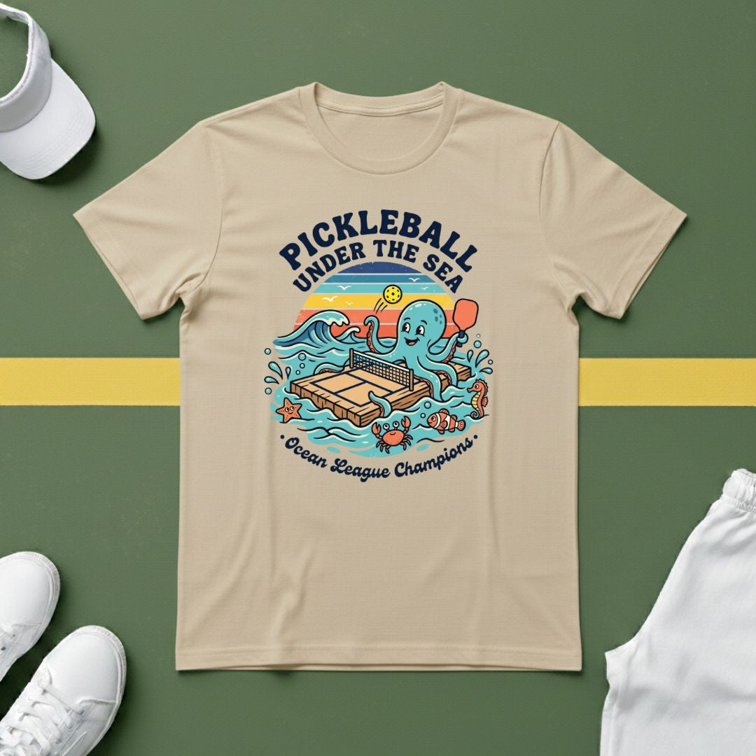 Pickleball Under the Sea T-Shirt