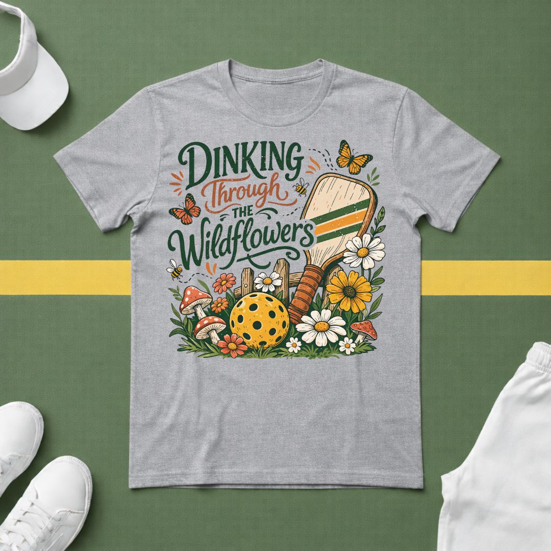 Dinking Through the Wildflowers T-Shirt