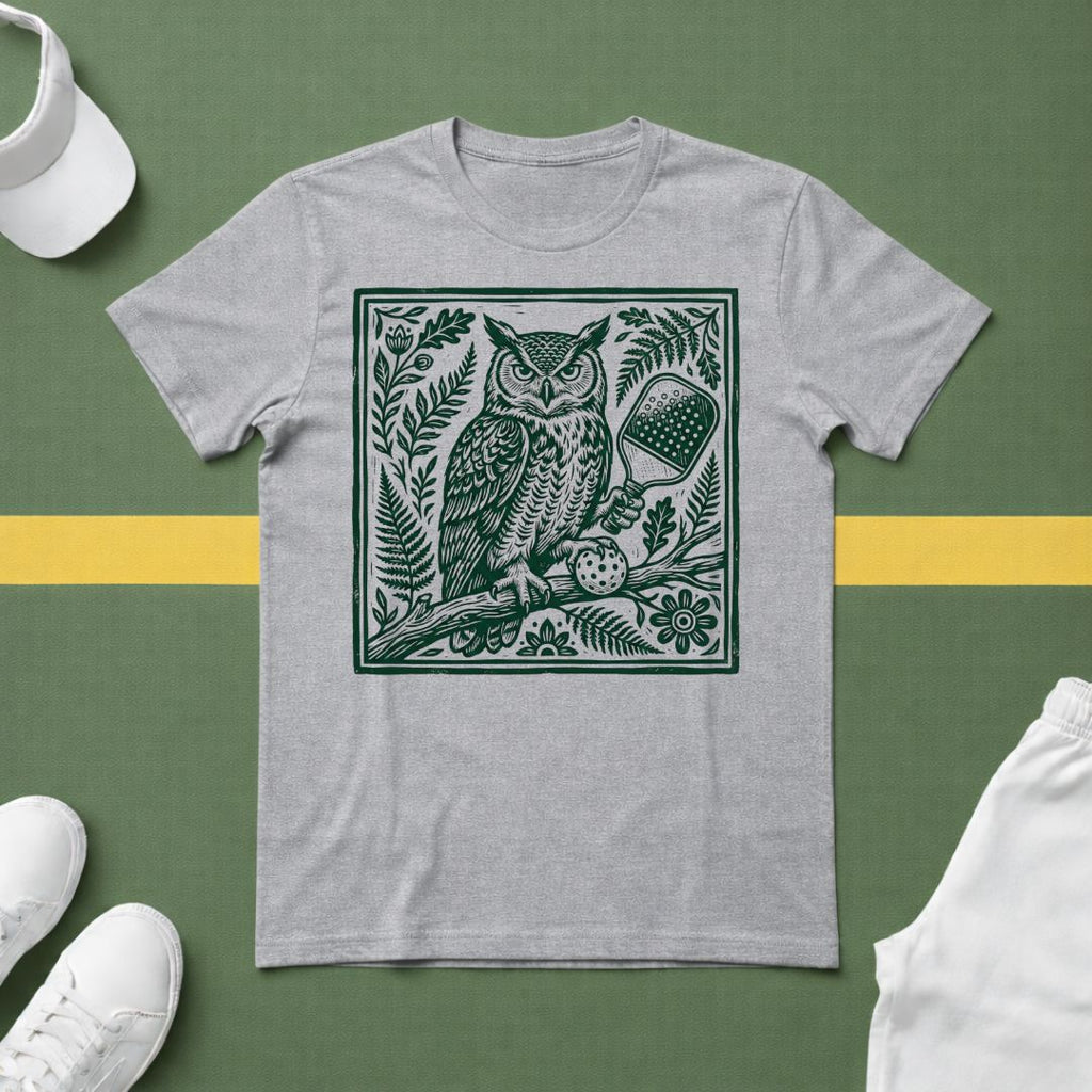 Pickleball Owl T-Shirt