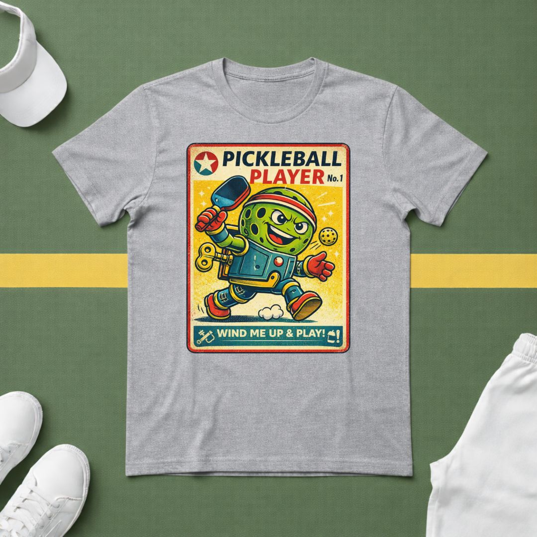 Pickleball Wind-Up Toy T-Shirt