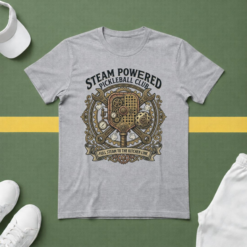 Steamed Powered Pickleball Club T-Shirt
