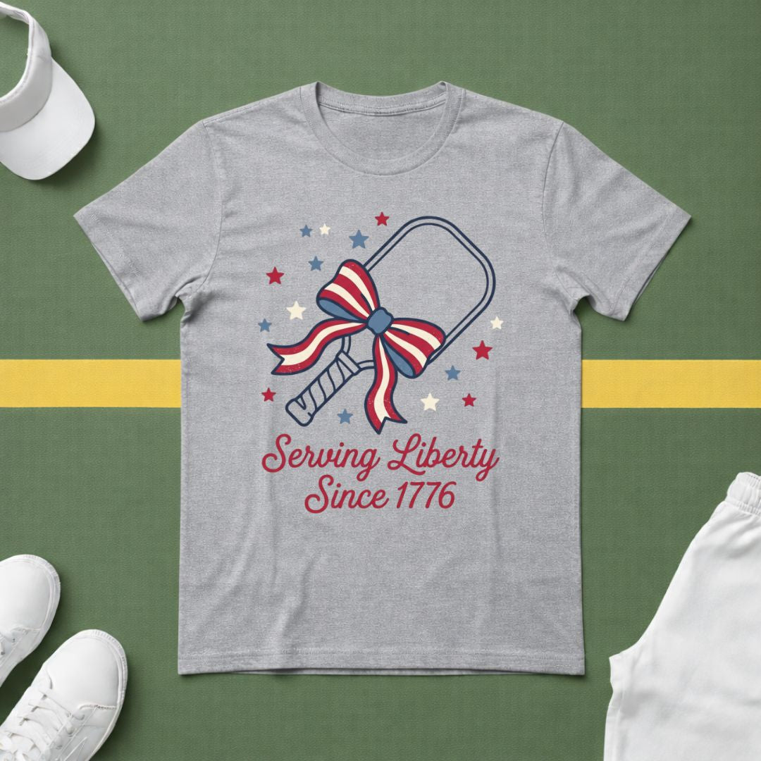 Serving Liberty Pickleball T-Shirt