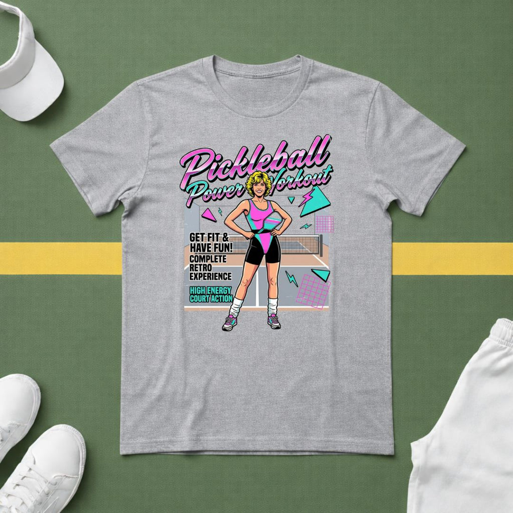80's Pickleball Power T-Shirt
