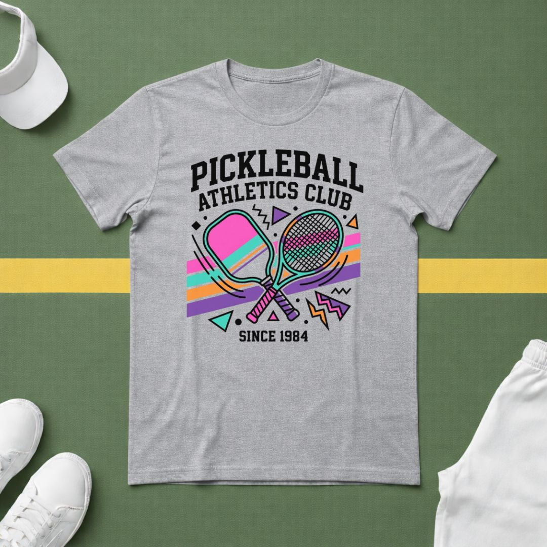 Pickleball 80's Athletics T-Shirt