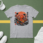Pickleball Octapus Woodcut T-Shirt