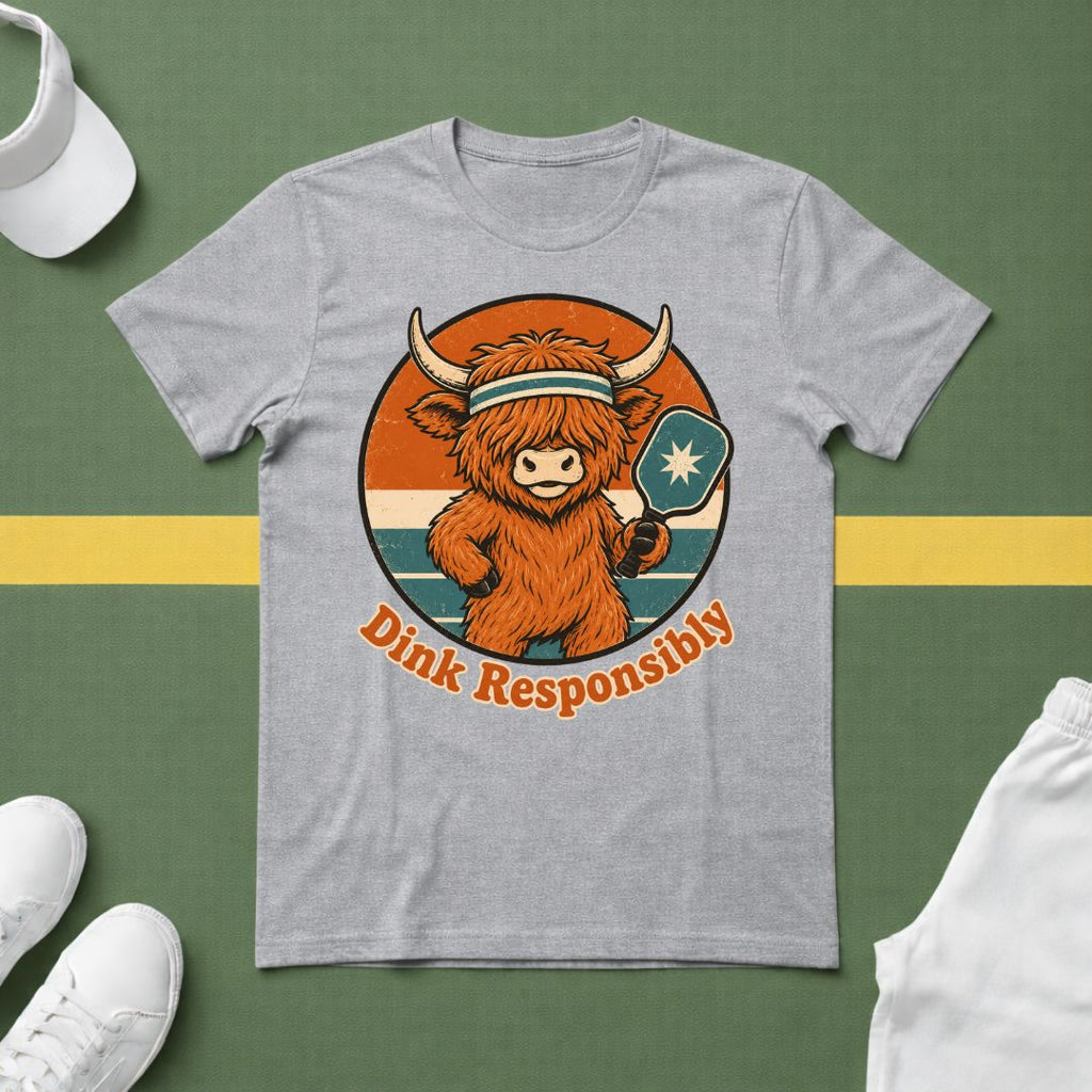 Highland Cow Dink Responsibly T-Shirt