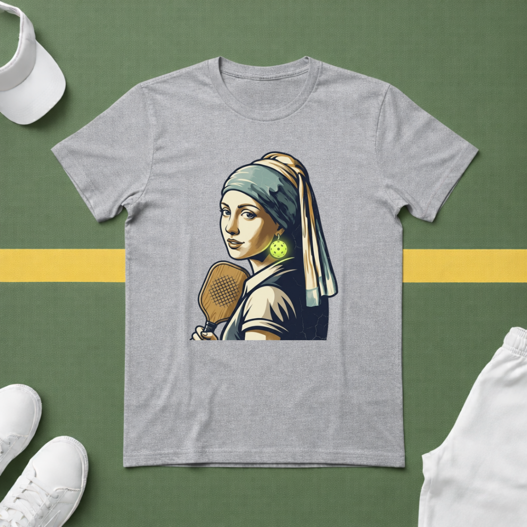 Girl with the Pickleball Earring T-Shirt