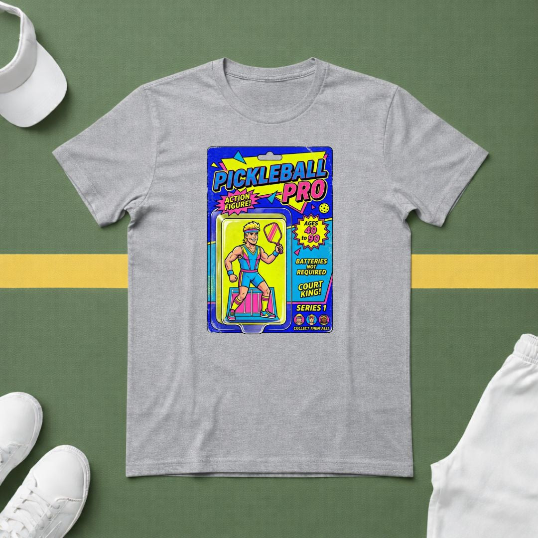 Pickleball Action Figure T-Shirt