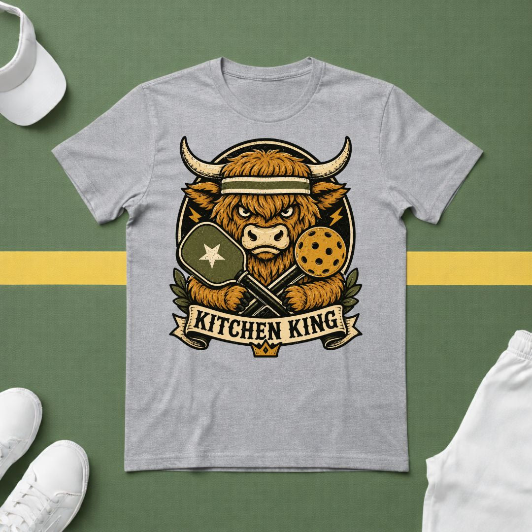 Highland Cow Kitchen King T-Shirt