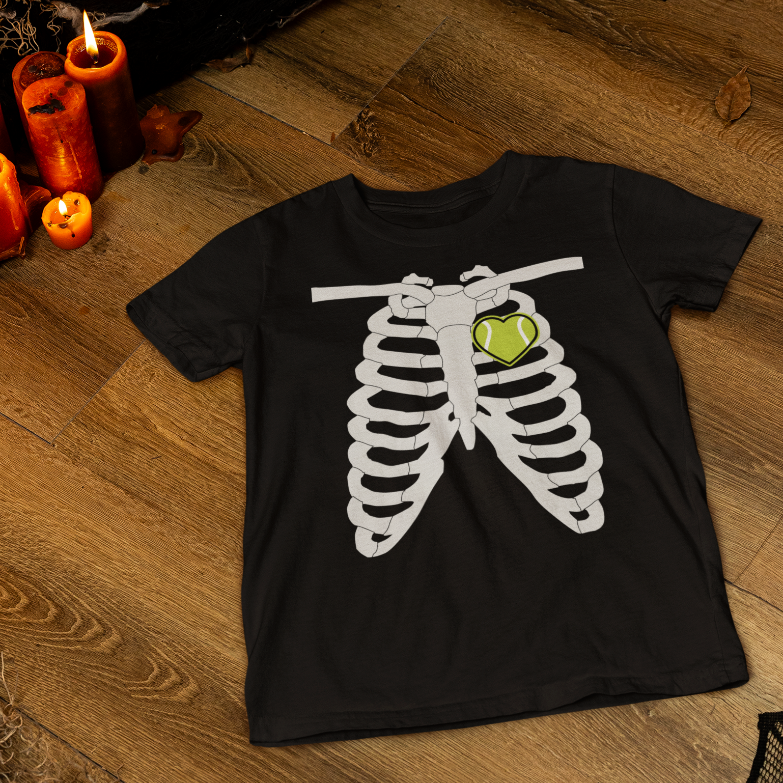 Tennis Skeleton Halloween T-shirt 