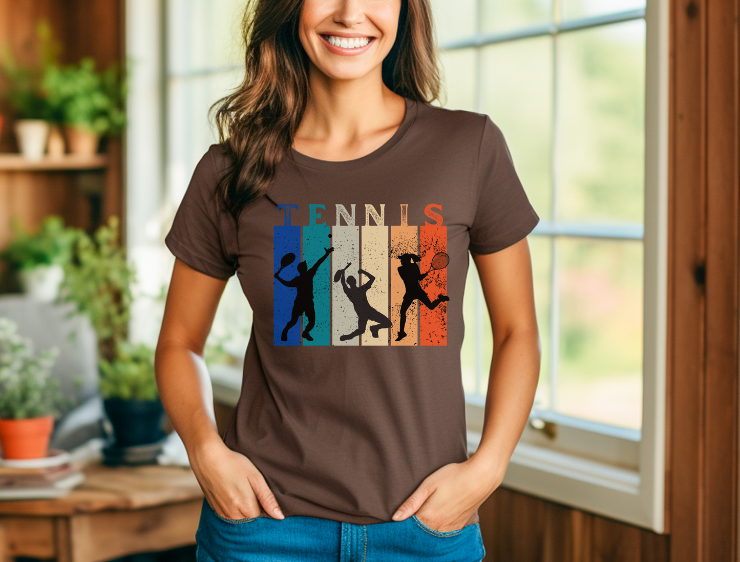 Tennis Retro Rainbow T-Shirt
