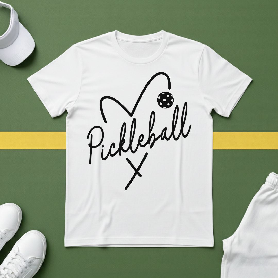 Pickleball Heart T-Shirt