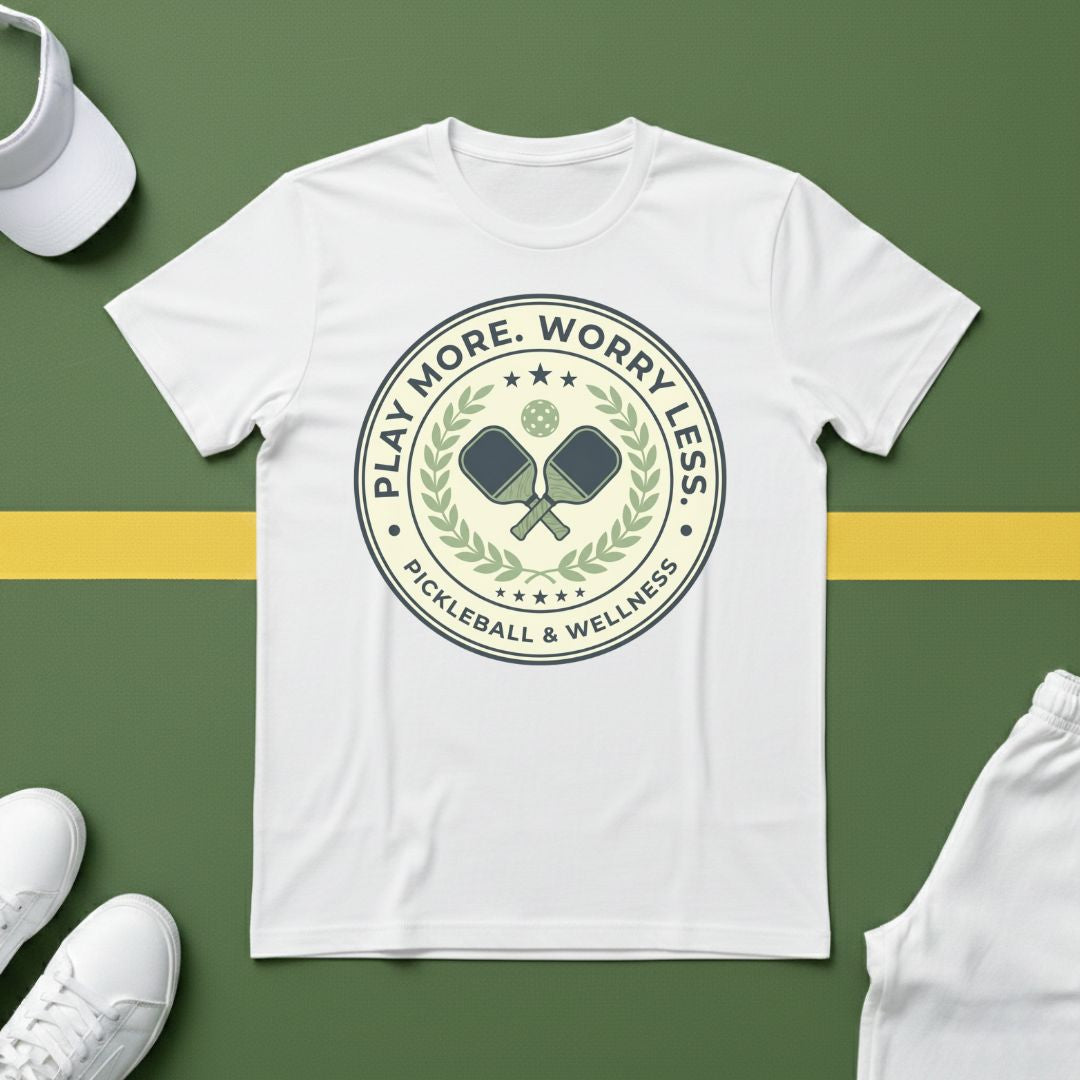 Play More. Worry Less T-Shirt