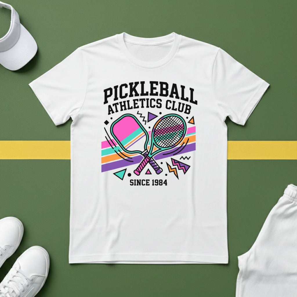 Pickleball 80's Athletics T-Shirt