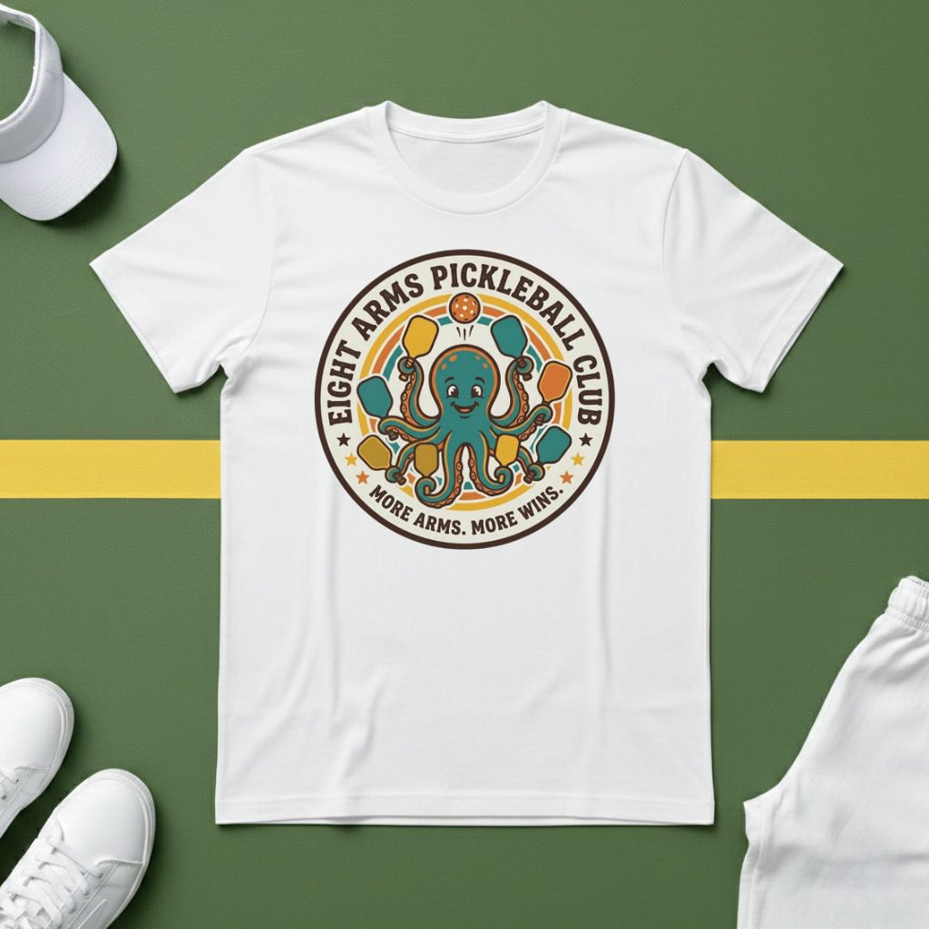 Eight Arm Pickleball Club T-Shirt