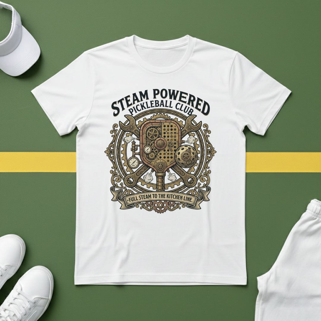 Steamed Powered Pickleball Club T-Shirt