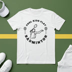 Cool Kids Play Badminton T-Shirt