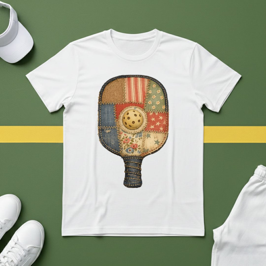 Quilted Style Pickleball Paddle (Actually Printed, not Quilted)