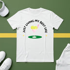 Just Living my Best Life (Pickleball Martini) T-shirt