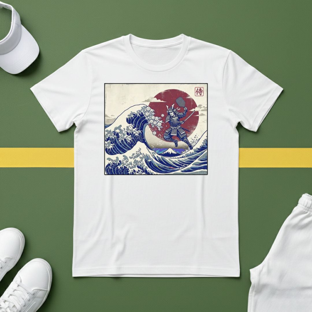 Japanese Pickleball Wave T-Shirt