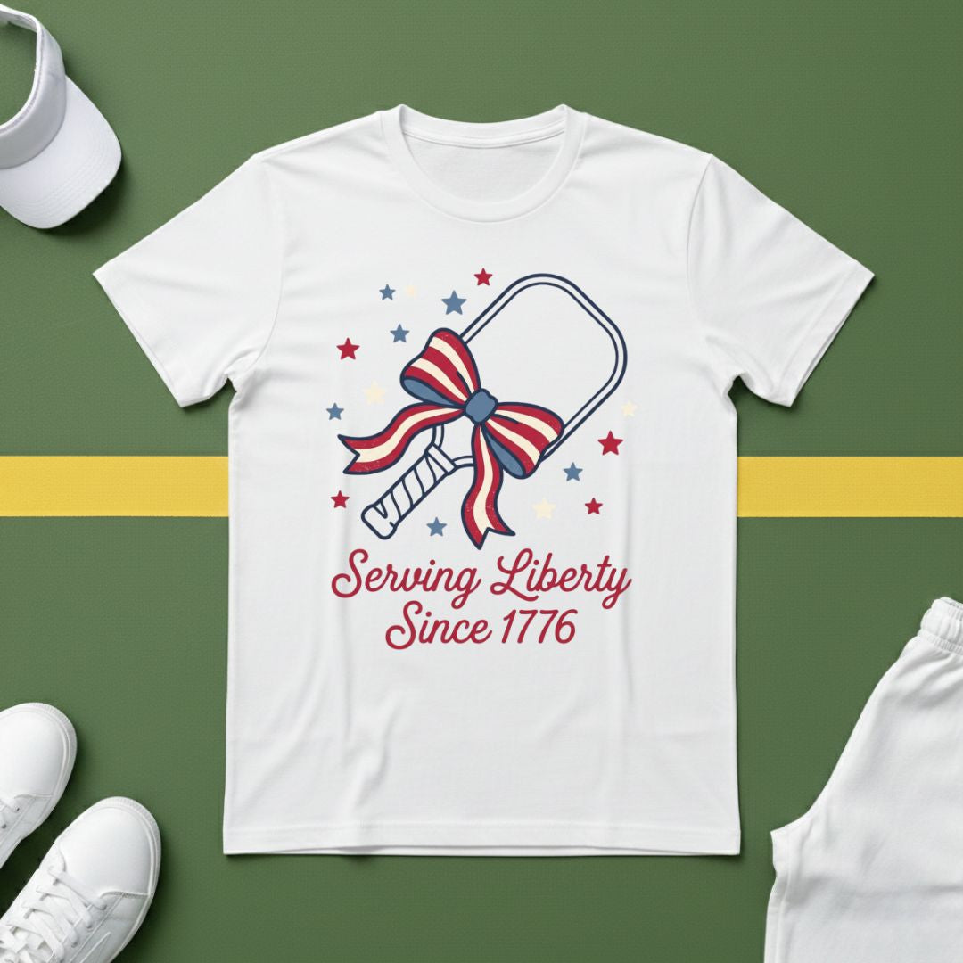 Serving Liberty Pickleball T-Shirt