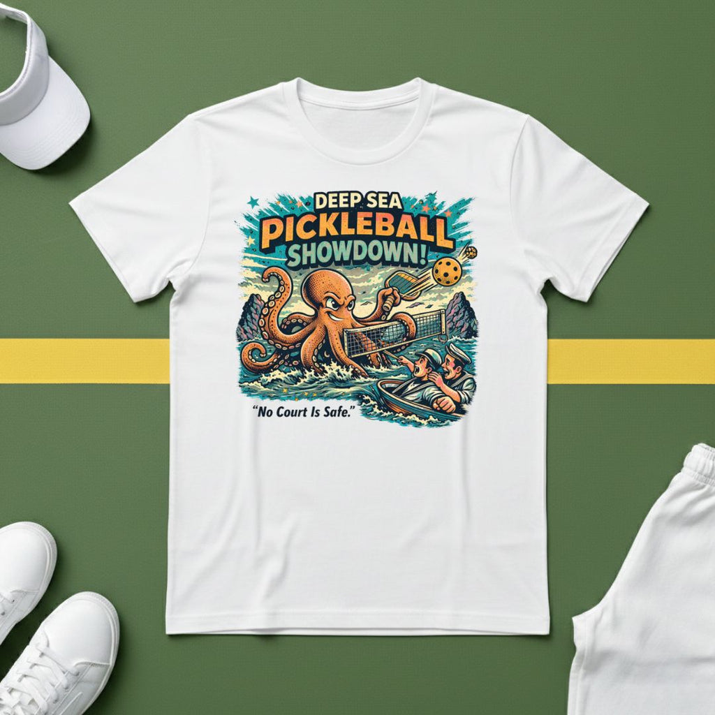 Deep Sea Pickleball Showdown T-Shirt
