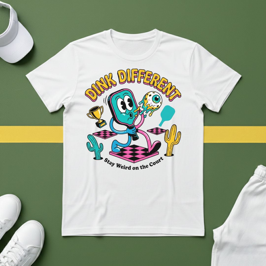 Dink Different Stay Weird on the Court T-Shirt