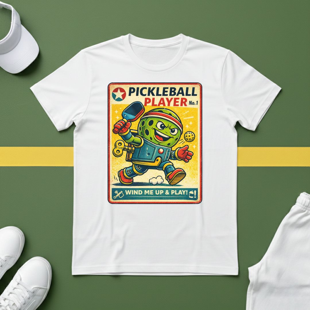 Pickleball Wind-Up Toy T-Shirt