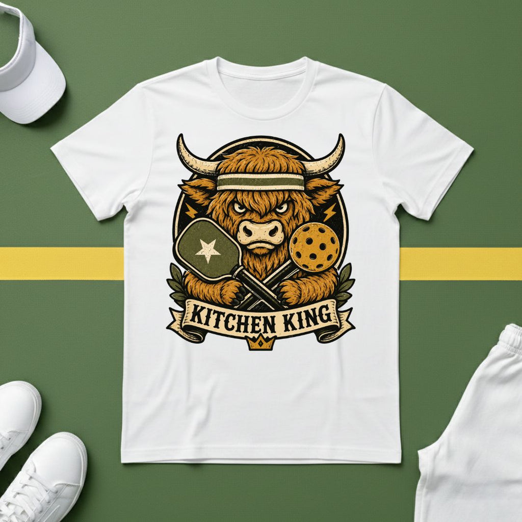 Highland Cow Kitchen King T-Shirt
