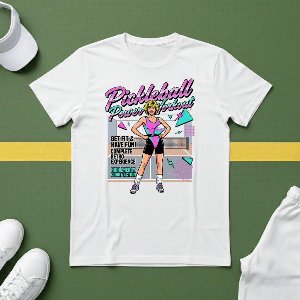 80's Pickleball Power T-Shirt