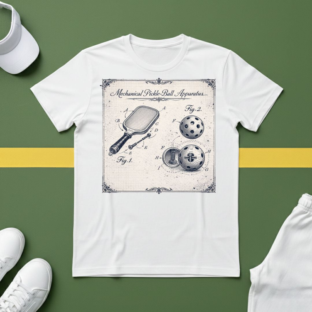 Pickleball Mechanical Apparatus T-Shirt