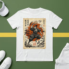 Pickleball Samurai Warrior Vintage Art T-Shirt