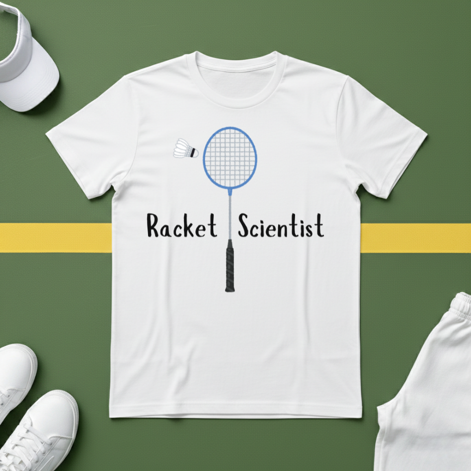 Racket Scientist - Badminton T-Shirt