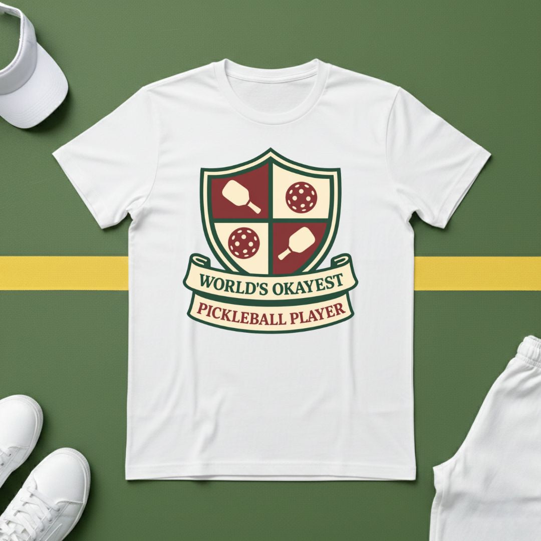 World's Okayest Pickleball Player T-Shirt